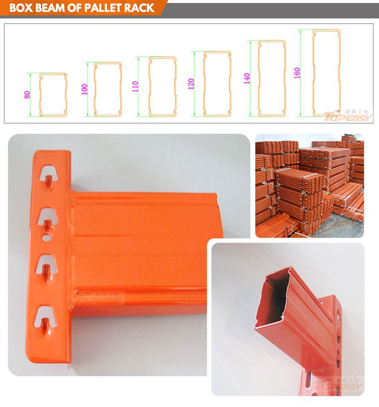 ODM Steel Selective Pallet Racking Systems for Heavy Material Storage