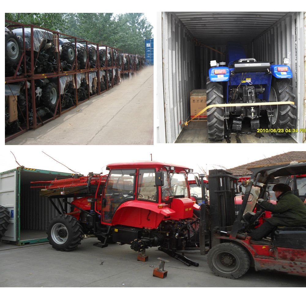 New Taihong Brand 4 Wheel 70HP/80HP/90HP/100HP Mini Farm Tractor Supply for Sale