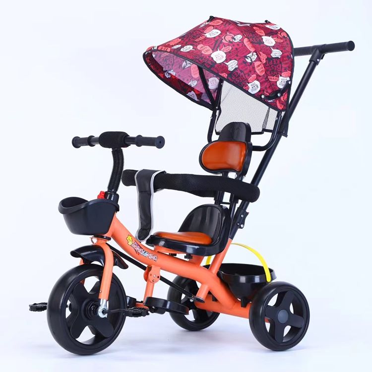 High Quality Baby Tricycle Kids Small Aluminum Space Wheel and Polyester Foam Wheel Children Folding Tricycle