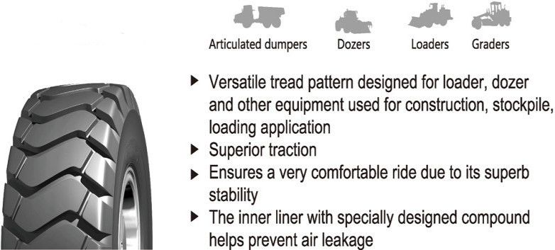 E3/L3 OEM Radial OTR Tires for Earthmover Loader Grader (17.5r25 23.5r25 26.5r25 29.5r25 29.5r29