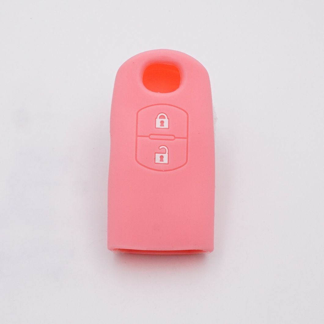 Colorful Silicone Car Key Case Cover for Mazda