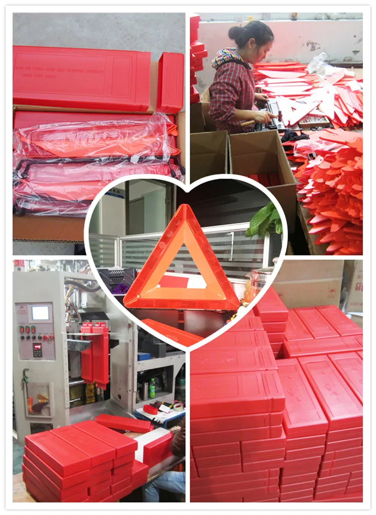 Hot Sale Supplier Reflective Road Car Sign Marks Warning Triangle
