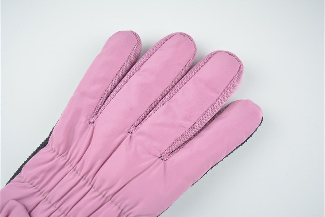 Autumn and Winter Women&prime;s Warm Padded Anti-Cold Cycling and Cycling Bow Model Non-Slip Sports Ski Gloves