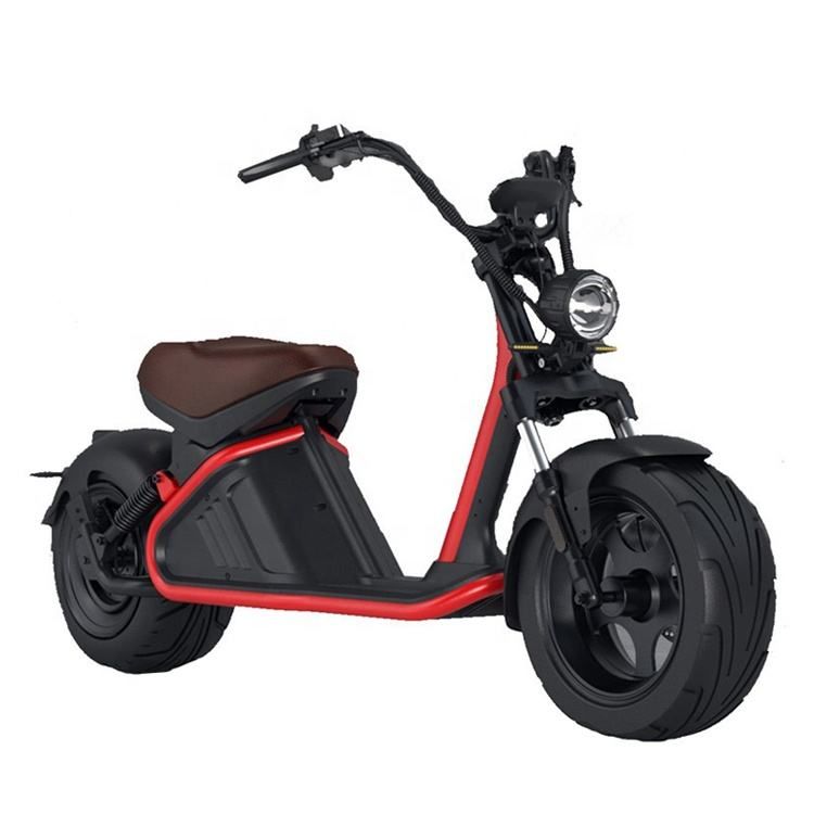 Fast Speed 75km 2000W Citycoco Electric Scooter with LED Headlight LCD Display for Adult