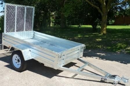 4X6 4X7 5X8 5X10 Galvanized ATV UTV Utility Farm Car Landscape Trailer