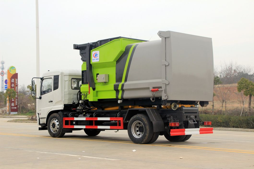 Dongfeng 12cbm 14cbm Kingrun Rear Compactor Gatbage Station 10tons 15tons Hook Lift Garbage Collection Stattion Truck Dump Truck HOWO Truck Customize