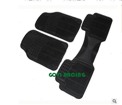 Universal Rubber Car Carpets Floor Mats Skidproof Full Set