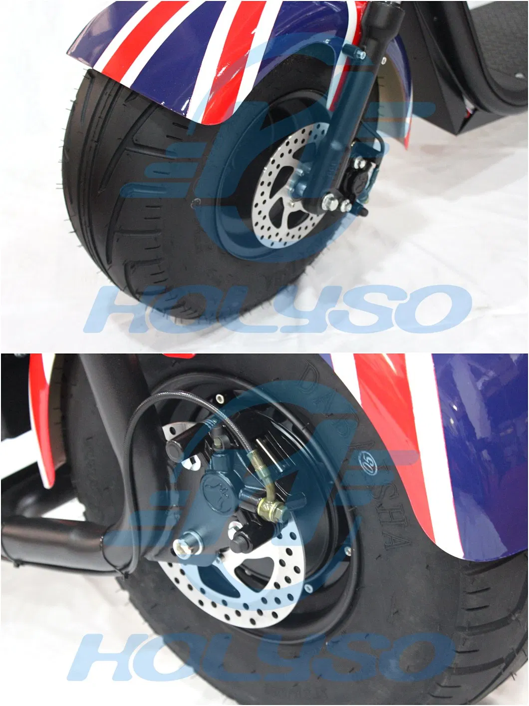 EEC&Coc Electric Bike 1500W-3000W 18in Tyre Citycoco Electric Scooter