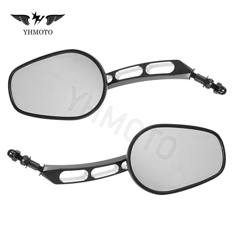 Other Motorcycle Parts Frame Rear View Mirror Adjustable Motorrad Spiegel 8mm Thread for Harley Road King Sportster Fat Boy S