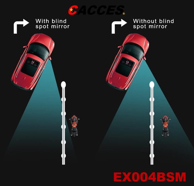 Car Rearview Mirror Blind, Glass Rimless Paste Adjustable Convex Wide-Angle Rearview Mirror for Car/Truck/Bus Blind Spot 2PCS Factory Original Supply Universal