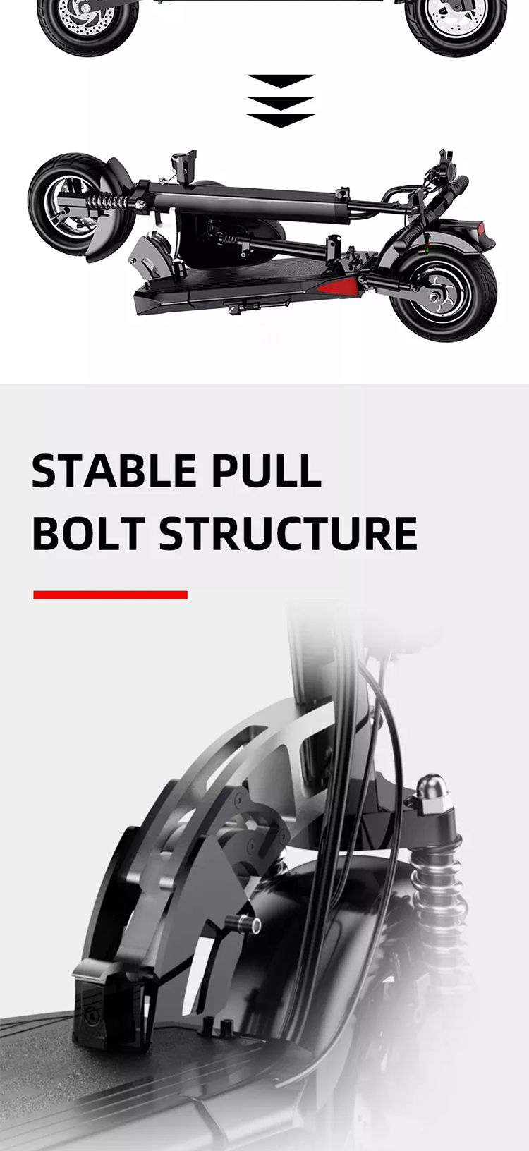 Basic Customization Hot Sale Factory Direct Price 10 Inch 2 Wheel 500W Motor Foldable Electric Scooter