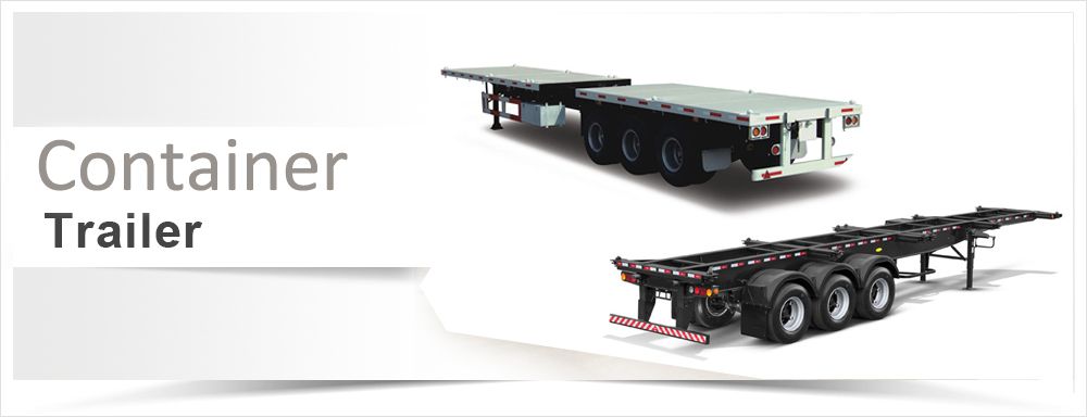 Shipping Container Chassis 3 Axle 40FT Skeleton Semi Trailer 20FT 45FT 53FT Container Transport Trailers
