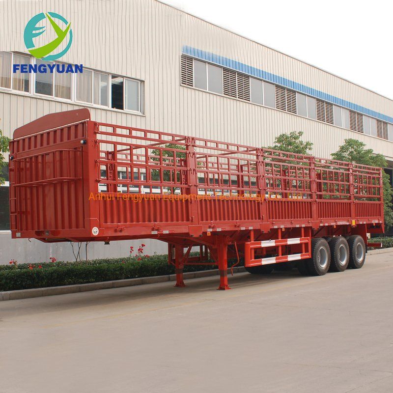 Multi Purpose Side Wall Cargo Semi Trailer with Container Twist Locks for Shipping Container