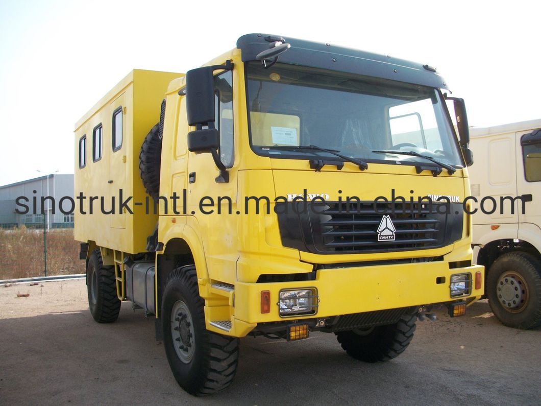 Mobile Workshop Truck HOWO with 4X4 6 Wheels All-Driving Model, Cargo/Van/Dump/Heavy Truck, New or Used Truck, China Vehicle