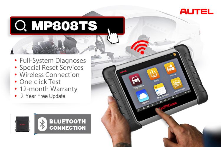 Diagnostic Tools Autel Maxis MP808ts Active Test with TPMS Functions Autel