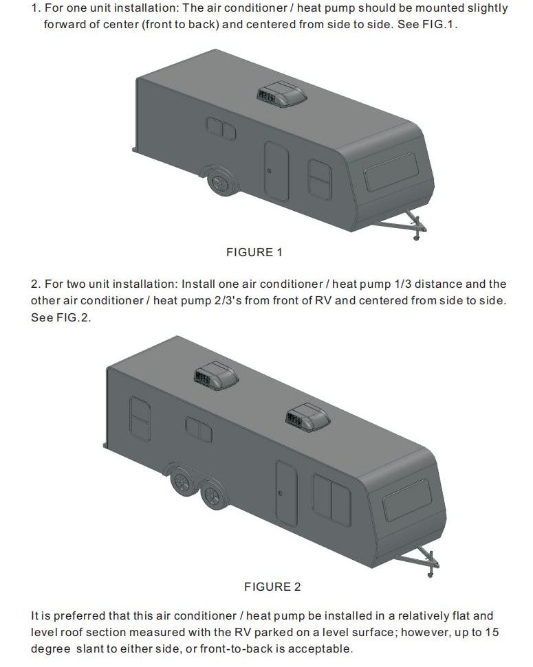Rooftop Parking Air Conditioner Machine for Vehicles