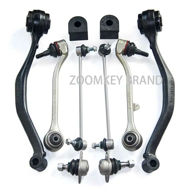 Full Set Tie Rod Ends Stabilizer Link Bar Bush Suspension Control Arm Kit for BMW X3 2005 E83 E90 E91
