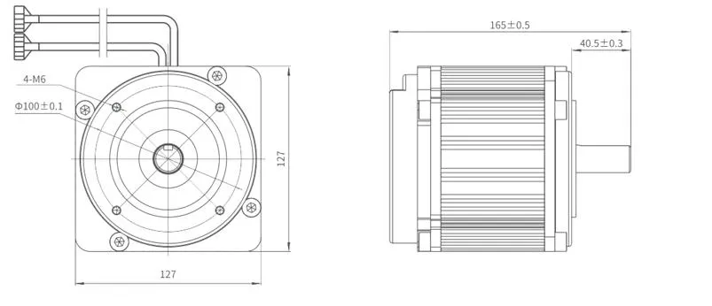 IP54 Classification Motor for Door Operator Good Price China Wholesales
