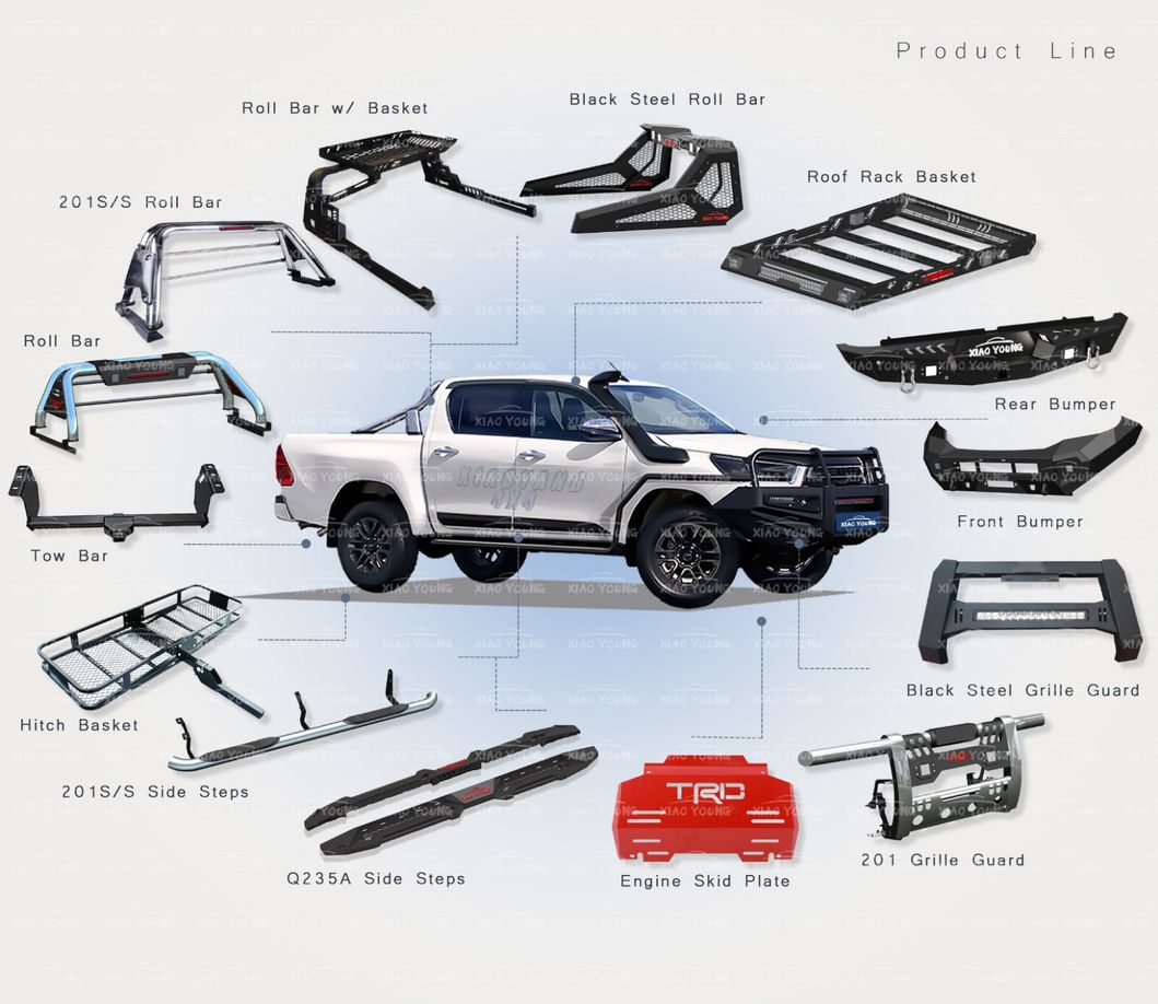 Pickup Trucks Aftermarkets 4X4 Roll Bar for Hilux Revo Ranger Dmax Triton