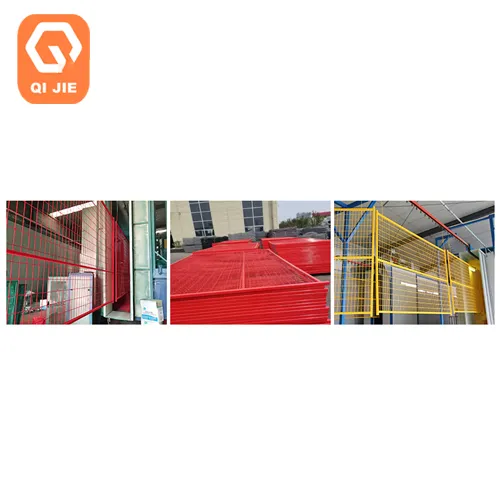 Canada Standard Temporary Mesh Fencing Galvanized and Coloured Powder Coating