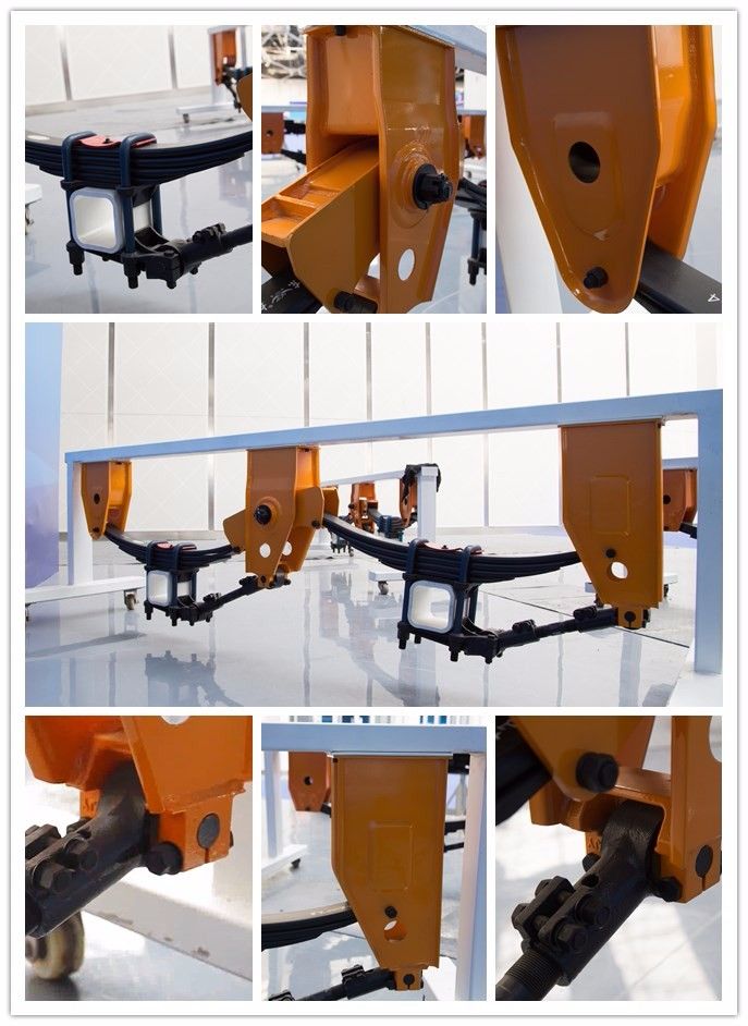 28ton Trailer Tandem Axles Leaf Spring Mechanical Suspension