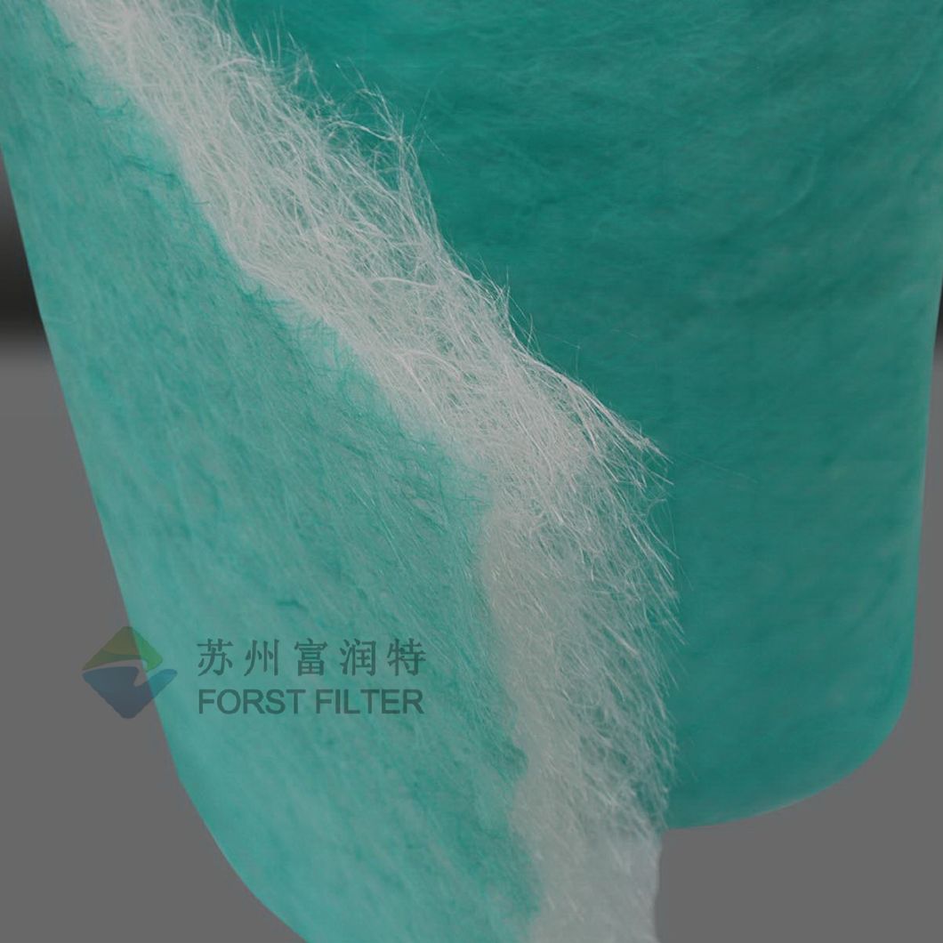 Forst High Temperateure PA-50 Green Color Paint Stop Filter Media Roll