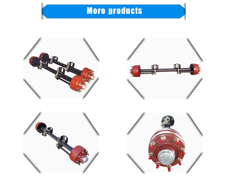 9t Trailer Spare Parts of Axle Agricultural Axle