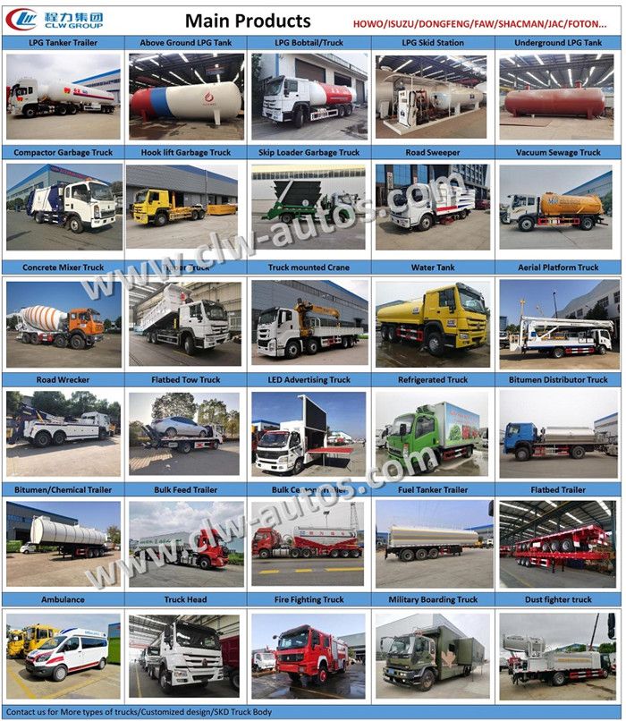 5000L Congo LPG Gaz Distribution Truck 2 Tons Propane Gas Cylinder Refueling Tanker Truck