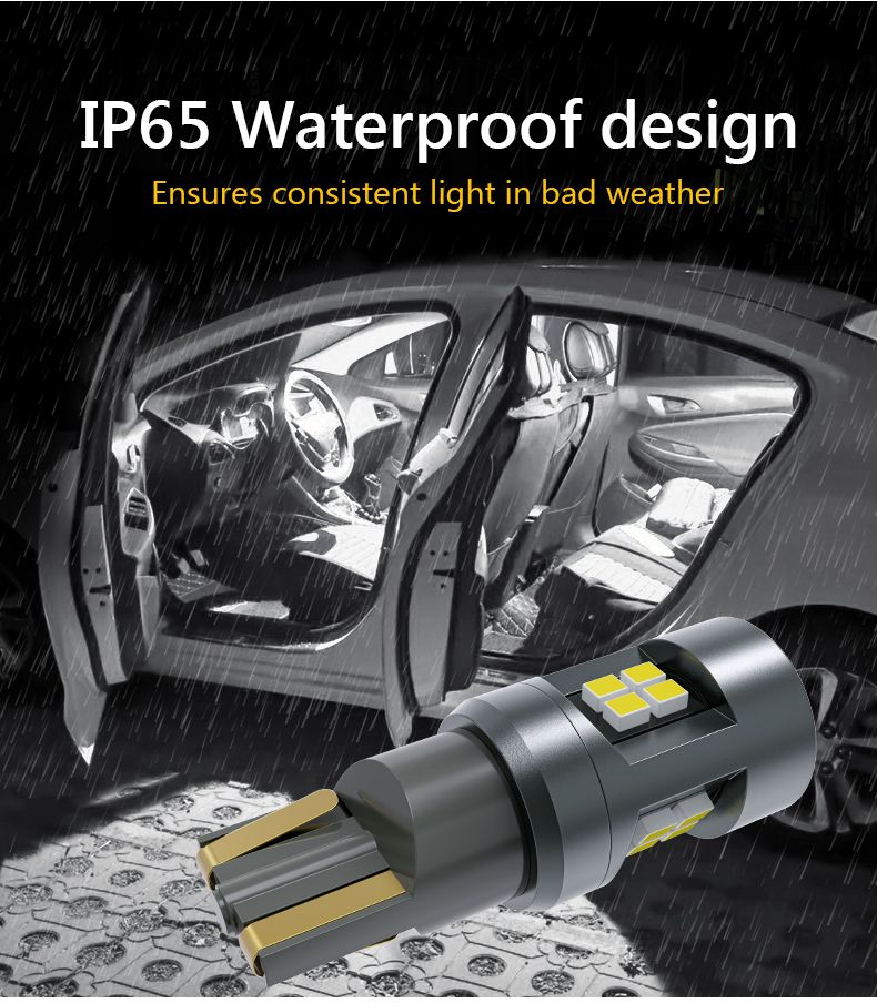 Haizg Newest Car Light Multi-Purpose 16SMD T10 W5w 194 LED Headlight