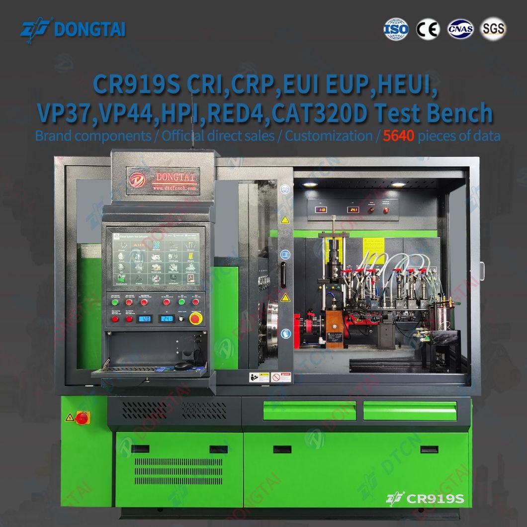 Cr919s Multifunctional Test Bench with Three Stationstest Six PCS Common Rail Injector (include piezo)