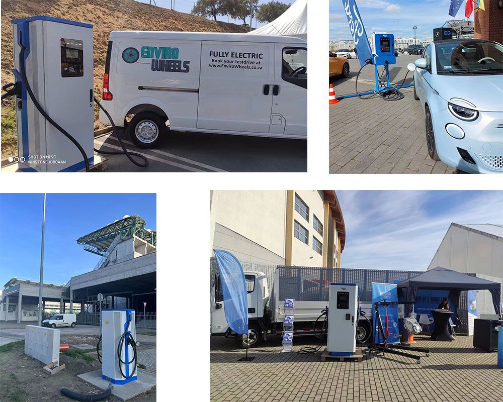 OEM 120kw Dual EV Charging Station Ultra Fast Electric Car Charger Emobility Fleet Smart Charge