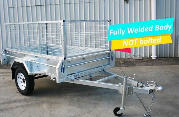 7X5 8X5 Heavy Duty Galvanized Box /Tipping /Farm/Truck/Utility Trailer