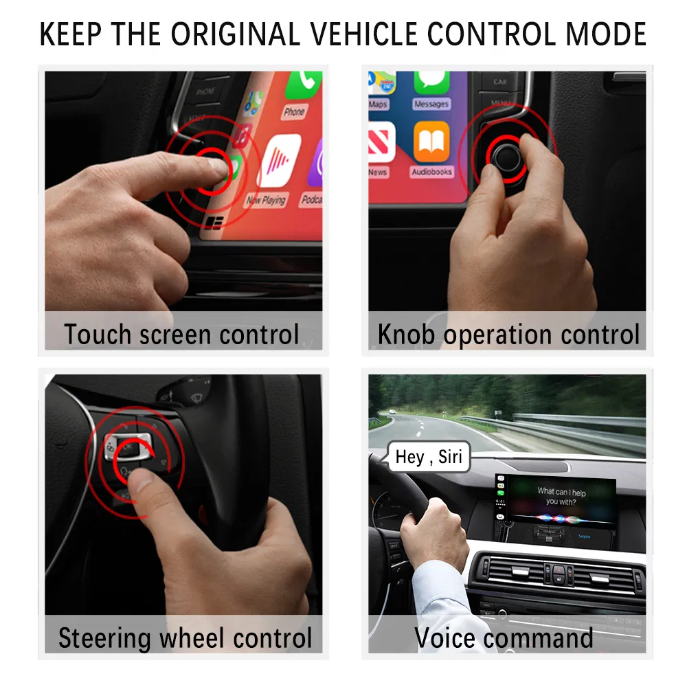Silverstrong Carplay Ai Box Android 9.0 Box Car Multimedia Player 4+64G Wireless Mirror Link for Carplay Android Auto TV Box