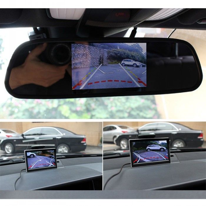 HD Auto Rear Dynamic Trajectory Rearview Car Camera Moving Guidelines