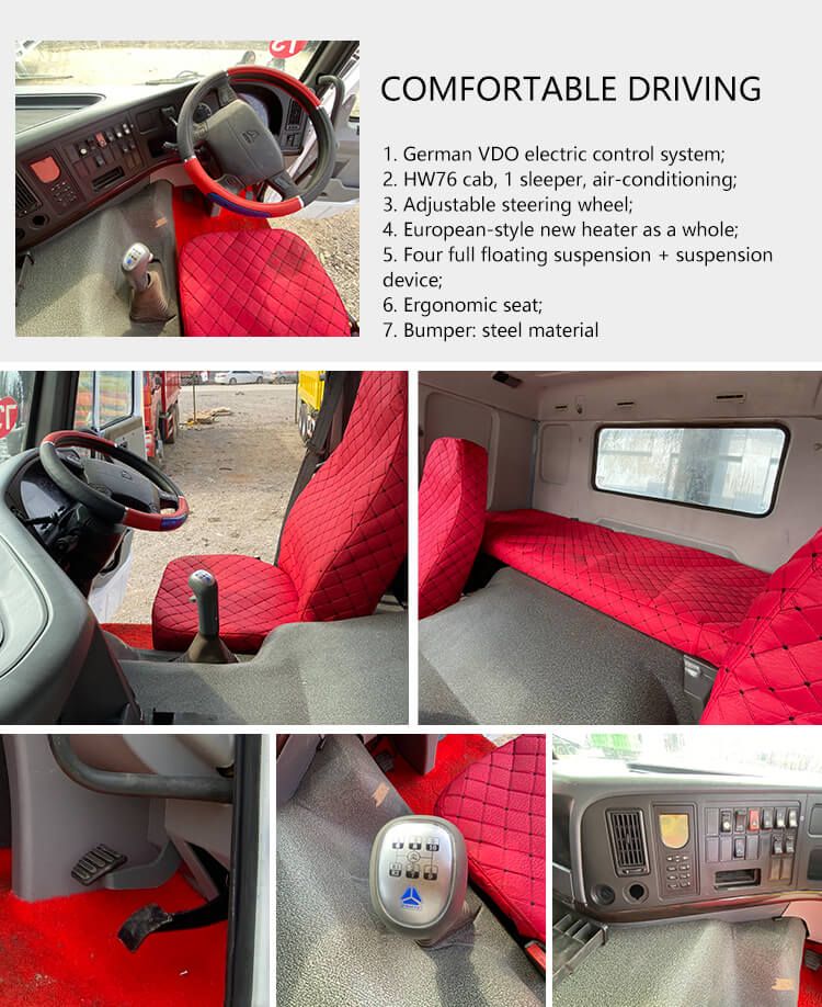 Second Hand Truck Sino HOWO Sinotruk 8X4 Dumper Tipper