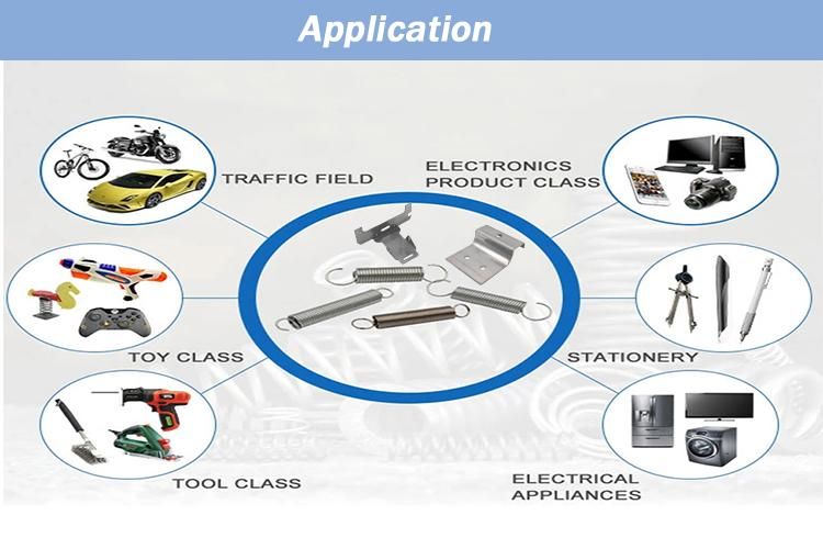 OEM Spring Steel Flat Metal Wire Spring Clips Bending Punching Stamping Parts