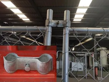Galvanized Chain Link Safety Temporary Fence Diamond Mesh Fencing Galvanized Portable Fence