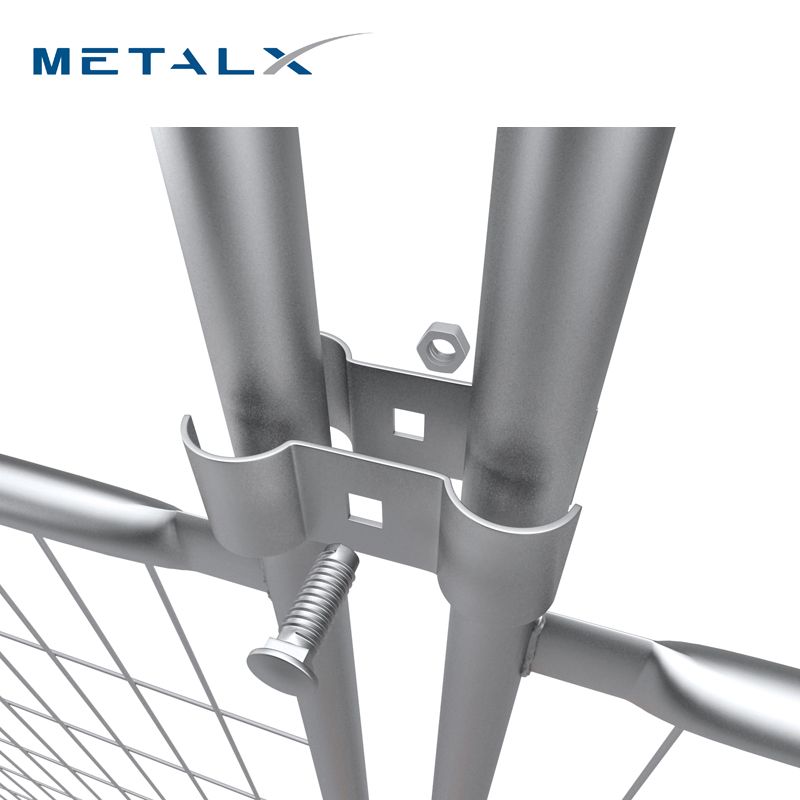 Hot Selling 6&prime; X 8&prime; FT Temporary Fence with Clamp Galvanized Temporary Fence with Post Base Temporary Fence Stand
