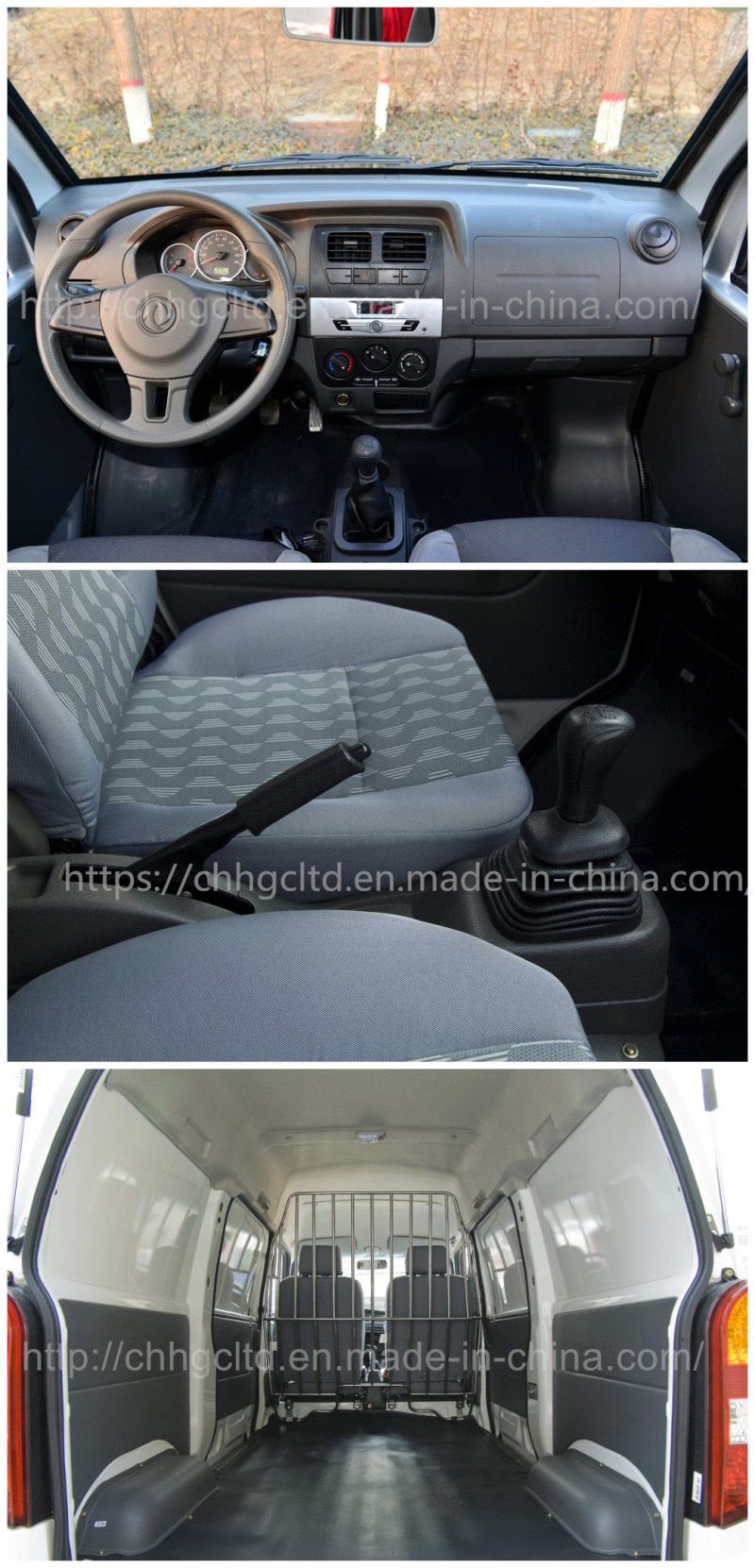 Safety Design Car 7 Seats 4*2 Gasoline Engine Mini Van Bus