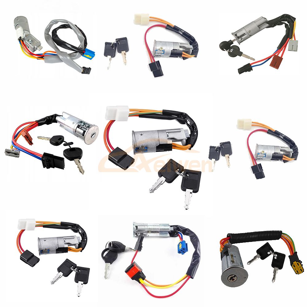 Aelwen Steering Lock Starter Auto Car Ignition Switch Fit for Hyundai for KIA Mercedes Benz for Mitsubishi for Nissan for Citroen for VW for Audi for Ford