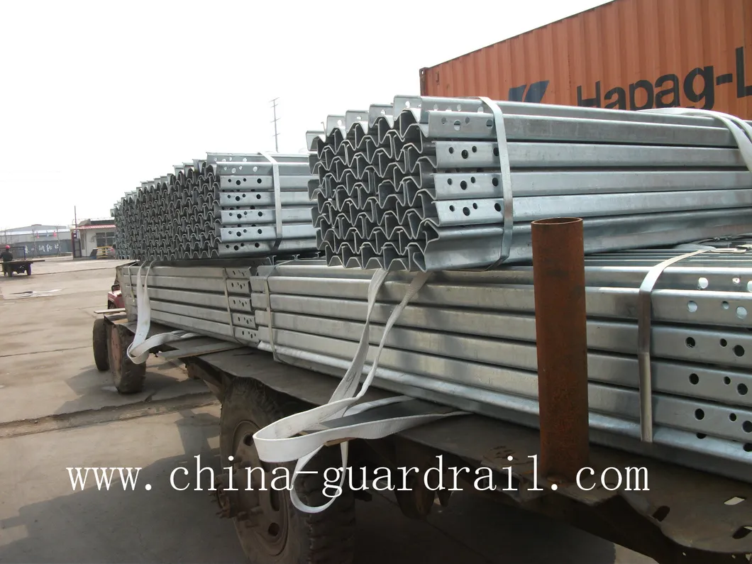 High Quality W Beam Guardrail Defensas Viales Galvanized Rails