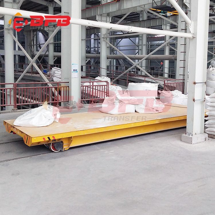 Square Bar Rail Foundation Electric Transportation Platform for Transfer Cart