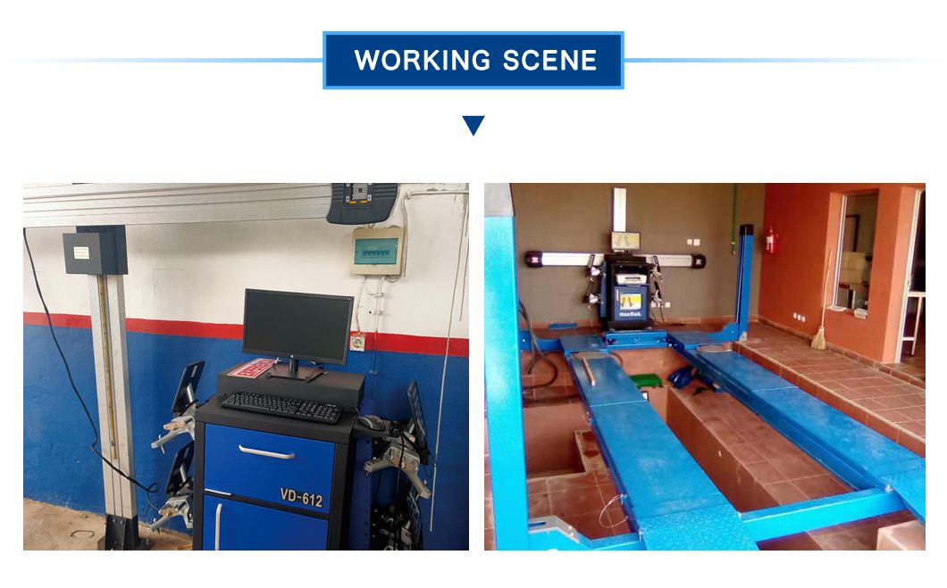 Vd621 Car Repair Machine Four-Wheel Alignment with Stock in Africa and Dubai