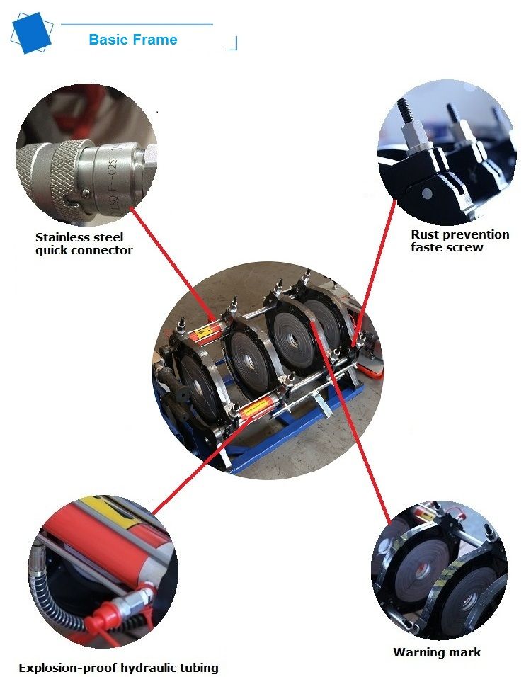 Sud160h HDPE Plastic Pipe Welding Machine for PE Pipes