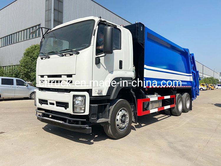 Compactor Refuse Collection Garbage Van 22 Cbm 20 Cbm 10 Wheels Waste Container Compress Garbage Trucks