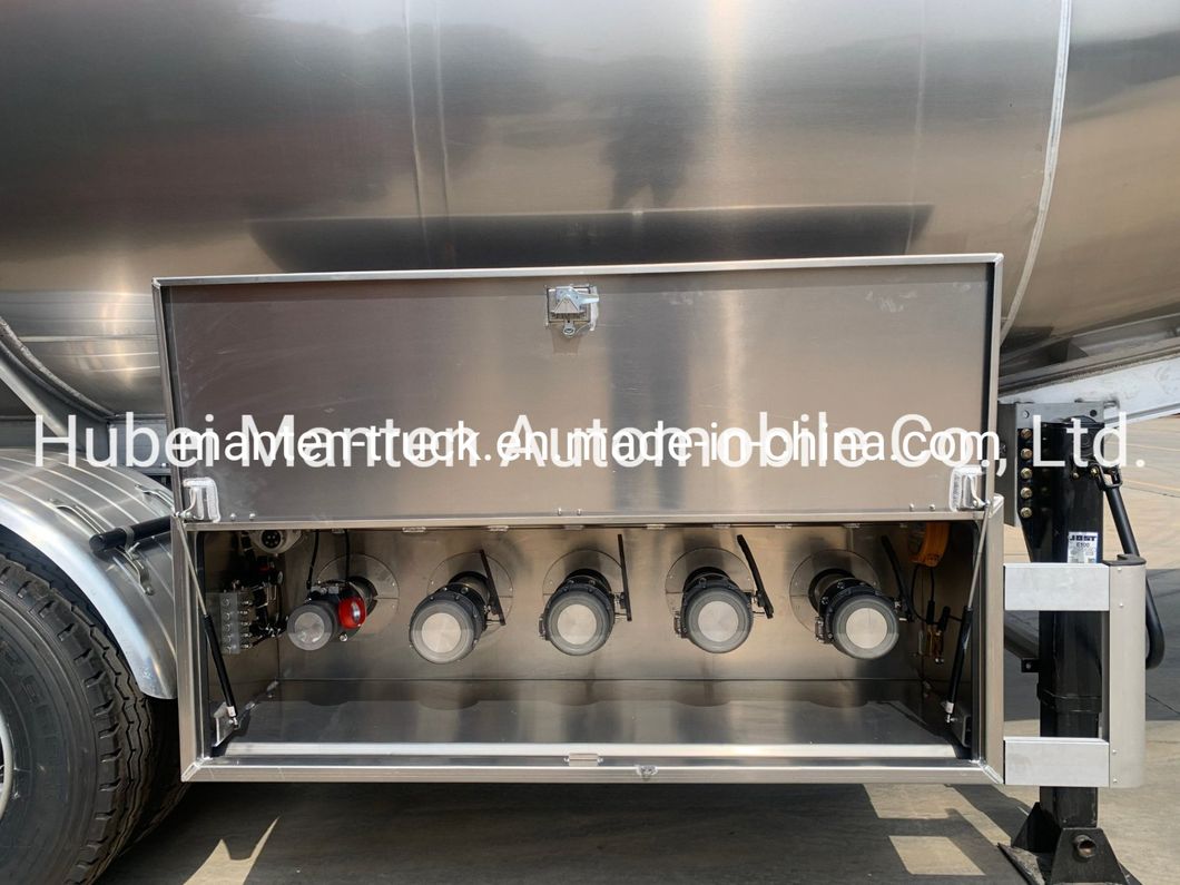 42000L Aluminium Alloy Fuel Tanker Trailer with 6 Compartments