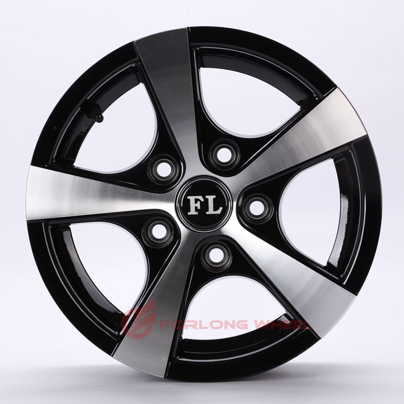 Forlong Wheel Silver Trailer Alloy Wheel Rim 13inch 6j 5 on 112mm 950kgs for Touring Campling Caravan Trailer Use