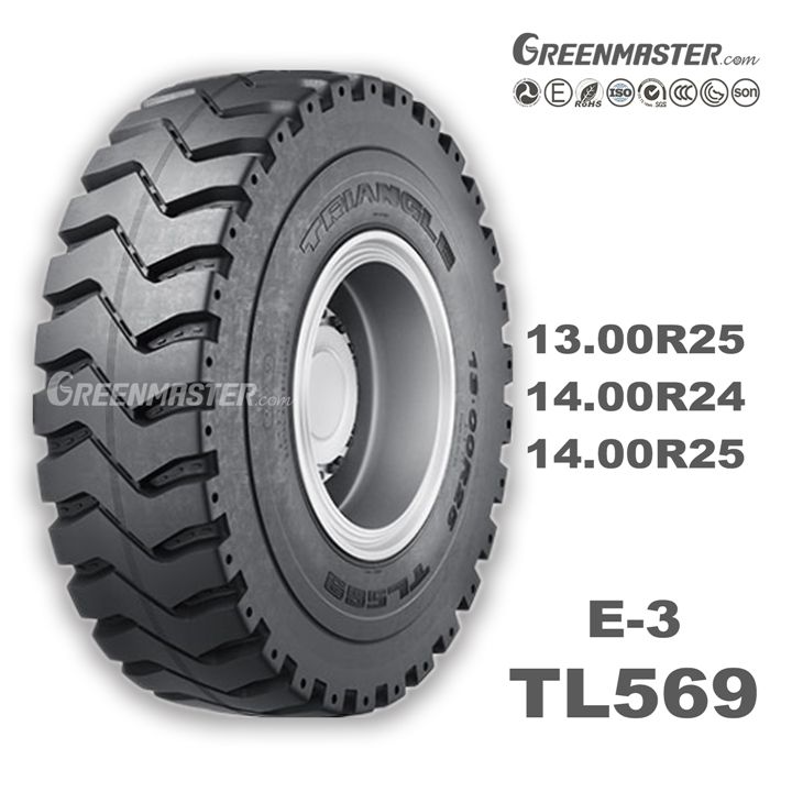 Radial off-The-Road OTR Tyre, Steel E3/L-3 Earthmover/Loader/Dozer/Grader/Scraper Tire, Mining Articulated/Rigid Dump Truck Tyres 550/65r25 600/65r25