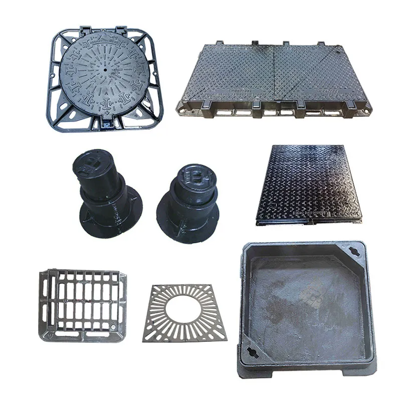 Ductile Cast Iron Square Round Access Cover D400/Dia840 Sewer Drain Manhole Cover