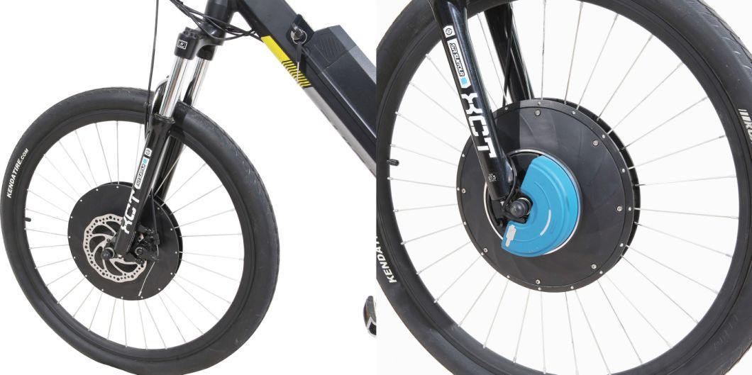 500W Electric Mountain Bike with Pedal Assist System and Rear Motor
